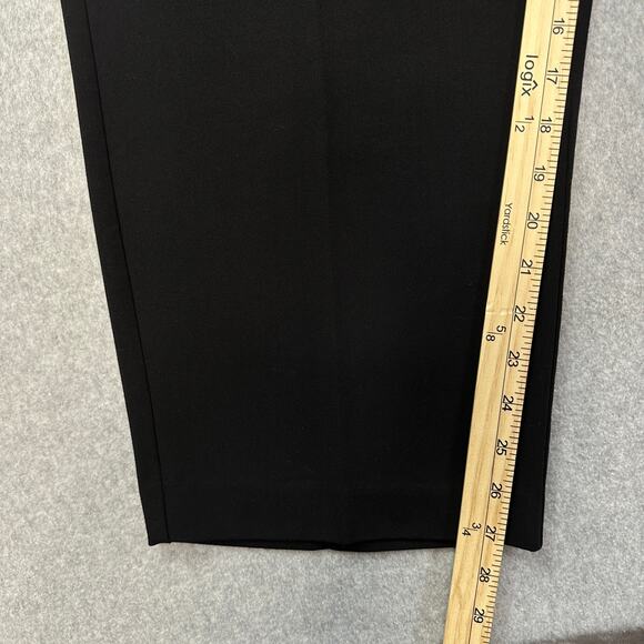 Dialogue Classics Trousers WMNS 18WP Pleated Wide-Leg High Rise Wool Blend Black - Picture 10 of 11